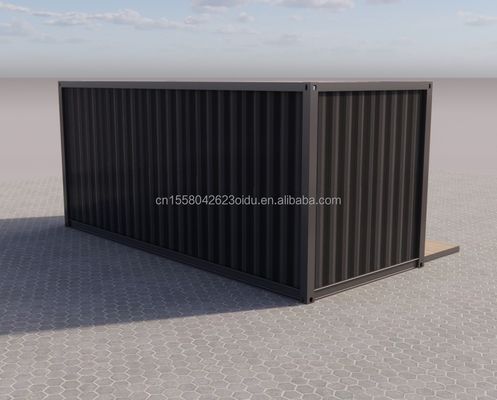 Εύκολη εγκατάσταση 20ft Prefab Shipping Container Σπίτια με μπάνιο και τοίχο 50/75/100mm Wave Sandwich Panel