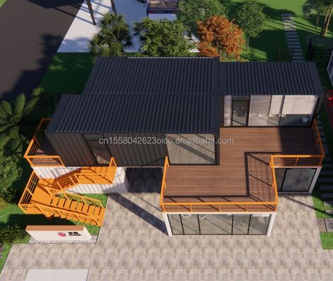10ft Shipping Container Καφετέρια Steel Frame Container Shop Κιόσκος με γαλβανισμένο χάλυβα