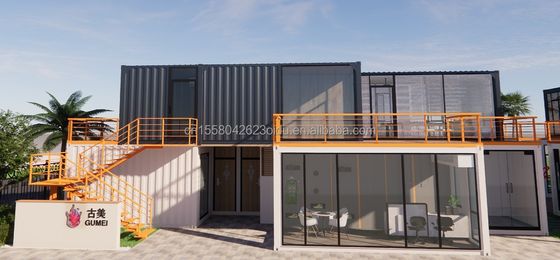 10ft Shipping Container Καφετέρια Steel Frame Container Shop Κιόσκος με γαλβανισμένο χάλυβα