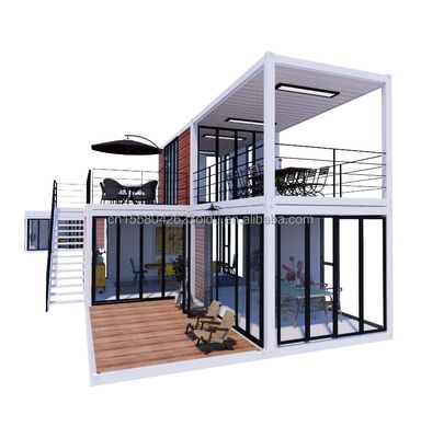 Ζυγισμένο Χάλυβα 40ft Κωντέινερ Σπίτι Flat Pack κινητό Προσυσκευασμένο Μικρό Σπίτι με 3 υπνοδωμάτια σε μεγάλη ζήτηση