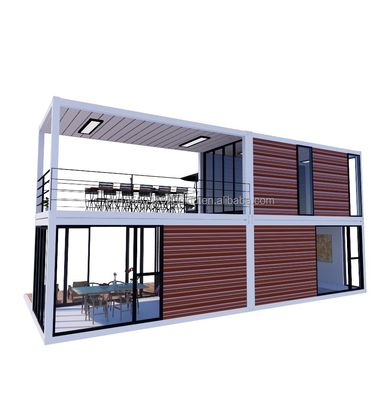 Ζυγισμένο Χάλυβα 40ft Κωντέινερ Σπίτι Flat Pack κινητό Προσυσκευασμένο Μικρό Σπίτι με 3 υπνοδωμάτια σε μεγάλη ζήτηση