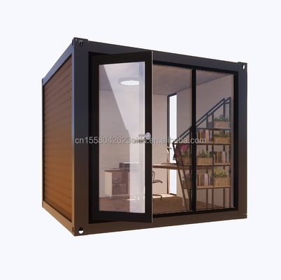 Ανοικτό Κοντέινερ σπίτι με 50/75/100mm Wave Sandwich Panel τοίχος και παράθυρα από κράμα αλουμινίου