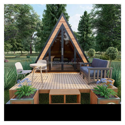 Το ξενοδοχείο Resort Prefab Container House με ένα κρεβάτι μπάνιο κουζίνα και σάντουιτς Πύλη σε μοντέρνο τριγωνικό σχήμα