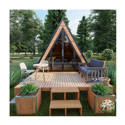 Το ξενοδοχείο Resort Prefab Container House με ένα κρεβάτι μπάνιο κουζίνα και σάντουιτς Πύλη σε μοντέρνο τριγωνικό σχήμα