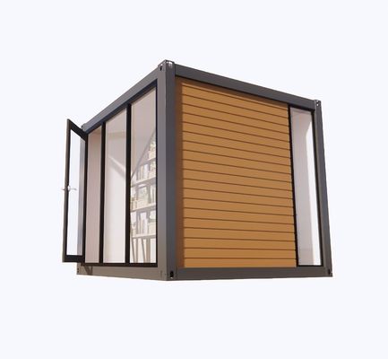 Ανοικτό Κοντέινερ σπίτι με 50/75/100mm Wave Sandwich Panel τοίχος και παράθυρα από κράμα αλουμινίου
