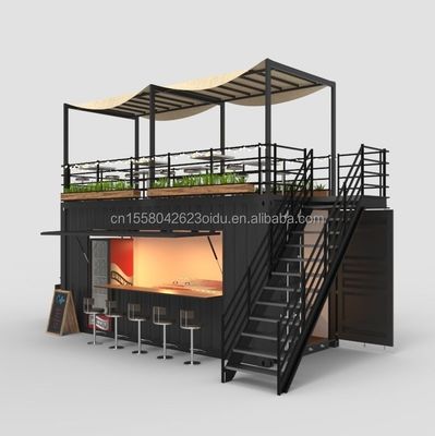Καφέ με κουζίνα 20ft Steel Frame Ζυγισμένο χάλυβα κάμψη 180g Εστιατόριο μπάνιο περιλαμβάνεται
