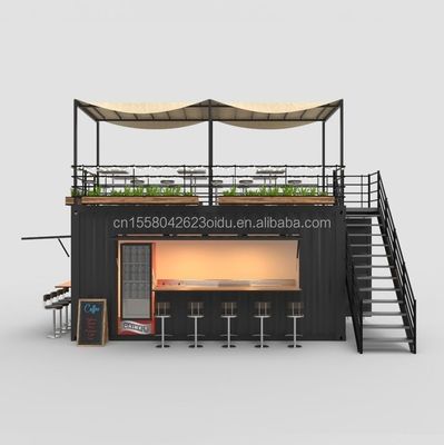 Καφέ με κουζίνα 20ft Steel Frame Ζυγισμένο χάλυβα κάμψη 180g Εστιατόριο μπάνιο περιλαμβάνεται