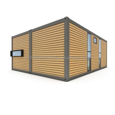 Εξωτερικό σύγχρονο σχεδιασμό 20FT 40FT Αυστραλία Προσυσκευασμένο πολυτελές σπιτικό εμπορευματοκιβωτίου με εξατομικευμένο χρώμα και 2 υπνοδωμάτια