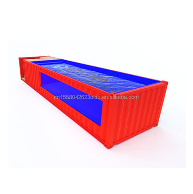 Εξωτερική πισίνα στυλ σπιτιού 20ft Container πισίνα με προσαρμοσμένο χρώμα και παράθυρα από κράμα αλουμινίου