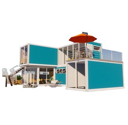 Αποσυναρμολογήσιμο 20ft Flat Pack Luxury Small Living Container House με παράθυρα από κράμα αλουμινίου