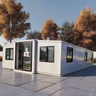 Πλασματάκι από κράμα αλουμινίου 20Ft Επεκτάσιμη Prefab Βίλα Ανθεκτική σε τυφώνα Φορητό κινητό πολυτελές διαμέρισμα για πολυτελή διαβίωση