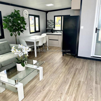 Σύγχρονο 40Ft 20Ft Prefab Granny διαμέρισμα γρήγορη κατασκευή 1 2 3 κρεβατοκάμαρα επεκτάσιμη κινητή συσκευασία σπίτι προκατασκευασμένη αποστολή φορητό