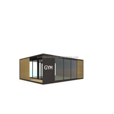 20ft Deluxe Prefabricated Room Prefabricated Container Villa με τοίχο 50/75/100mm κύμα σάντουιτς πάνελ