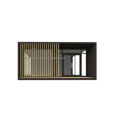 20ft Deluxe Prefabricated Room Prefabricated Container Villa με τοίχο 50/75/100mm κύμα σάντουιτς πάνελ
