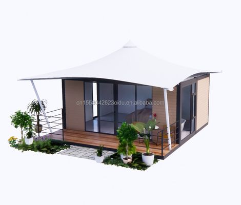 20ft Fast Build Prefab Ξενοδοχείο Σπίτι Μοντυλικό Πλαστικό Κωνσταντίνο Σπίτι για Κατασκηνώσεις και Πλαστικό Κήπο