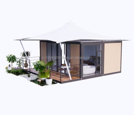20ft Fast Build Prefab Ξενοδοχείο Σπίτι Μοντυλικό Πλαστικό Κωνσταντίνο Σπίτι για Κατασκηνώσεις και Πλαστικό Κήπο