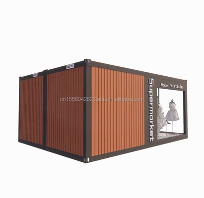 Τείχος 100mm κύμα σάντουιτς Πίνακα Ξενοδοχείο Κωνσταντινοπωλείο Προσαρμόσιμη επίπεδη συσκευασία Γρήγορη εγκατάσταση Προετοιμασμένο σπίτι