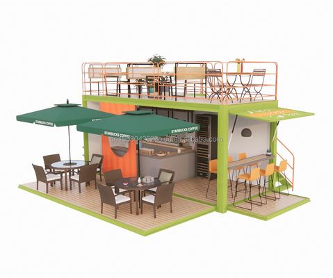 20ft Fast Build Prefab Ξενοδοχείο Σπίτι Μοντυλικό Πλαστικό Κωνσταντίνο Σπίτι για Κατασκηνώσεις και Πλαστικό Κήπο