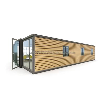 50/75/100mm κυματικό σάντουιτς Modern Expandable 3 υπνοδωμάτια Prefab Container House για ξενοδοχεία