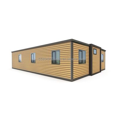 50/75/100mm κυματικό σάντουιτς Modern Expandable 3 υπνοδωμάτια Prefab Container House για ξενοδοχεία