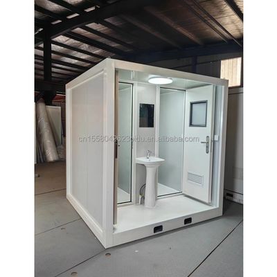 Τείχος 50/75/100mm κύμα σάντουιτς πάνελ 20ft ή 40ft πολυτελή φορητό ντους καμπίνα για το σπίτι ή διαμέρισμα μπάνιο τουαλέτα