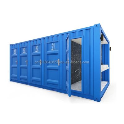 Σύγχρονο σχεδιασμό Flat Pack Container για το κοινό σε 20ft κινητό τροχόσπιτο μπάνιο κατασκήνωση και πέρα από τη φαντασία σας