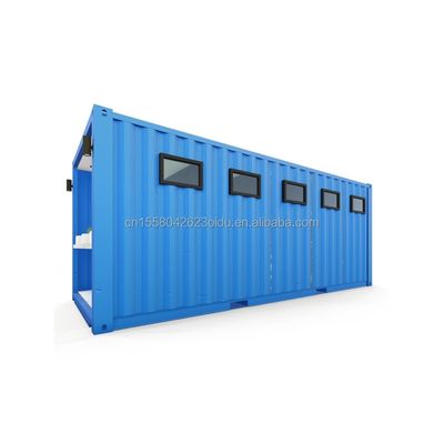 Σύγχρονο σχεδιασμό Flat Pack Container για το κοινό σε 20ft κινητό τροχόσπιτο μπάνιο κατασκήνωση και πέρα από τη φαντασία σας