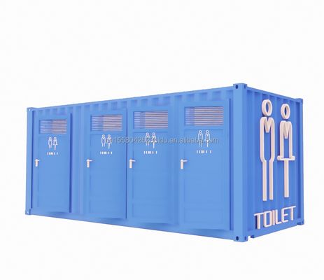 Σύγχρονο σχεδιασμό Flat Pack Container για το κοινό σε 20ft κινητό τροχόσπιτο μπάνιο κατασκήνωση και πέρα από τη φαντασία σας