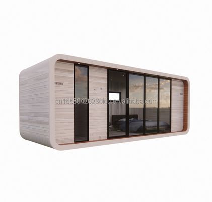 Τροποποιημένο εμπορευματικό κοντέινερ 20ft Luxury Prefab ξύλινο σπίτι με κουζίνα μπάνιο και χώρο εμπορευματοκιβωτίων γρήγορη εγκατάσταση