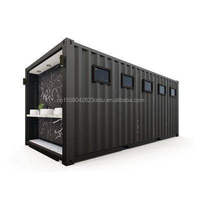 Χάλυβα Δημόσιες τουαλέτες Σπίτι Pack Προσαρμοσμένο Σύγχρονο Σχεδιασμό Προετοιμασμένο Σώμα Περιεκτηρίων για Εφαρμογή Ξενοδοχείου Προσαρμοσμένο Χρώμα