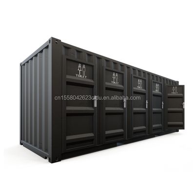 Χάλυβα Δημόσιες τουαλέτες Σπίτι Pack Προσαρμοσμένο Σύγχρονο Σχεδιασμό Προετοιμασμένο Σώμα Περιεκτηρίων για Εφαρμογή Ξενοδοχείου Προσαρμοσμένο Χρώμα
