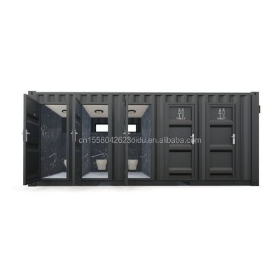Χάλυβα Δημόσιες τουαλέτες Σπίτι Pack Προσαρμοσμένο Σύγχρονο Σχεδιασμό Προετοιμασμένο Σώμα Περιεκτηρίων για Εφαρμογή Ξενοδοχείου Προσαρμοσμένο Χρώμα