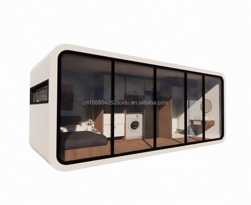 Σύγχρονο 20ft 40ft Prefab House Εξωτερική Μικρή Pod Καφετέρια κινητό Εργαζόμενη Apple Cabin-Popular Prefabricated Cabin Διαμέρισμα Διαμέρισμα