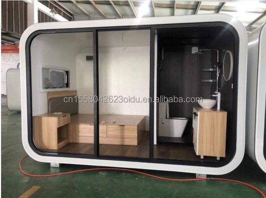 Σύγχρονο 20ft 40ft Prefab House Εξωτερική Μικρή Pod Καφετέρια κινητό Εργαζόμενη Apple Cabin-Popular Prefabricated Cabin Διαμέρισμα Διαμέρισμα