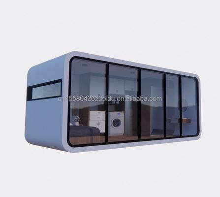 Σύγχρονο 20ft 40ft Prefab House Εξωτερική Μικρή Pod Καφετέρια κινητό Εργαζόμενη Apple Cabin-Popular Prefabricated Cabin Διαμέρισμα Διαμέρισμα