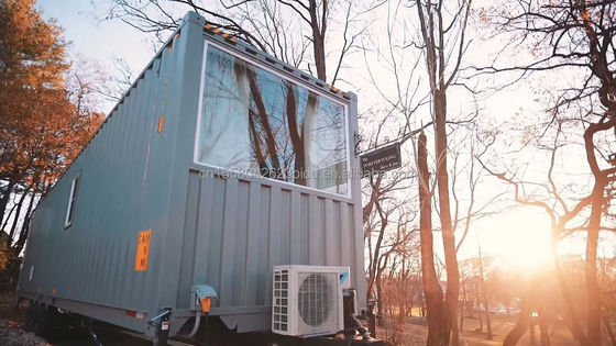 Μετατροπή εμπορευματοκιβωτίου 40ft για ένα βολικό οικογενειακό σπίτι κρεβατοκάμαρα σαλόνι κουζίνα και μπάνιο συμπεριλαμβανομένων