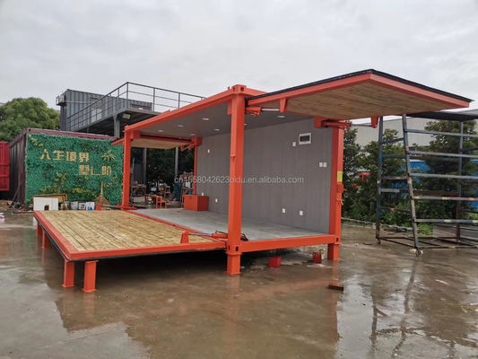 20ft 10ft Mini Pop-up Shop Container Καφετέρια Bar Fast-food Εστιατόριο Καταστήματα ευκολίας Κίοκ Booth για το σούπερ μάρκετ