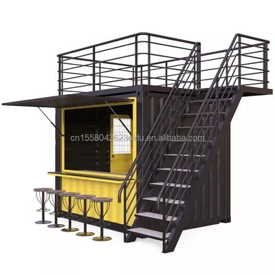 20ft ή 40ft συνδυασμός χώρος εμπορευματοκιβωτίου προσαρμόσιμο χρώμα για πωλήσεις Booth καφετέρια Καφετέρια Φρουρός χώρος γραφείου μπαρ