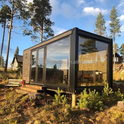 OEM 20ft Πολυλειτουργικό πολυτελές Flat Pack Container House Σπίτι με 50/75/100mm Wave Sandwich Panel Τείχος