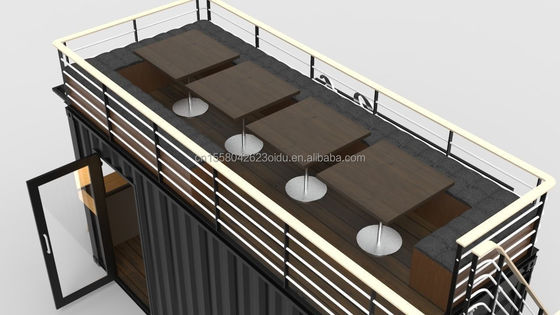 2022 OEM 20ft Flat Pack Ready To Living Container House Κατασκευασμένο από παράθυρα από κράμα αλουμινίου και γκάλβανισμένο χάλυβα.