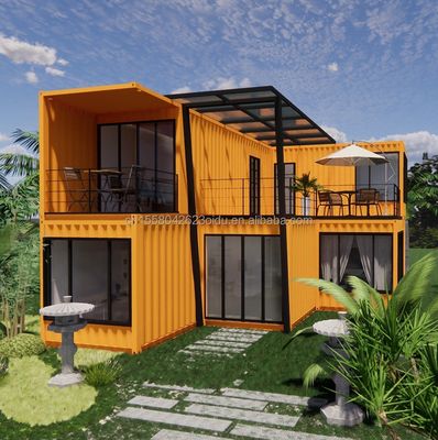20ft Prefabricated Container House για ξενοδοχείο από κατασκευαστές μοντέρνο σχεδιασμό Villa Οικογενειακή κατοικία Villa