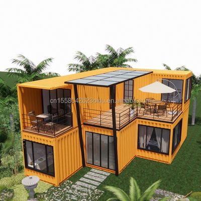 20ft Prefabricated Container House για ξενοδοχείο από κατασκευαστές μοντέρνο σχεδιασμό Villa Οικογενειακή κατοικία Villa