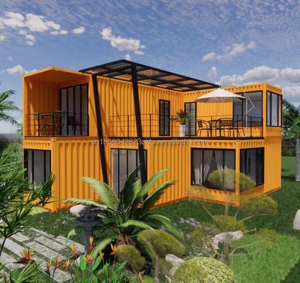 20ft Prefabricated Container House για ξενοδοχείο από κατασκευαστές μοντέρνο σχεδιασμό Villa Οικογενειακή κατοικία Villa